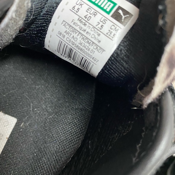 Puma Clyde zebra shoes men’s 7.5 women’s 9 - Picture 8 of 8